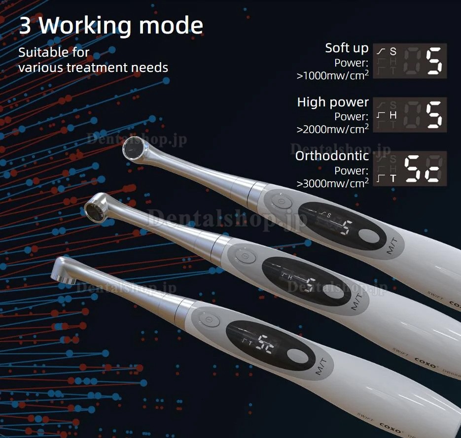 COXO Yusendent DB-686 Swift 歯科用LED光重合照射器 広域スペクトル